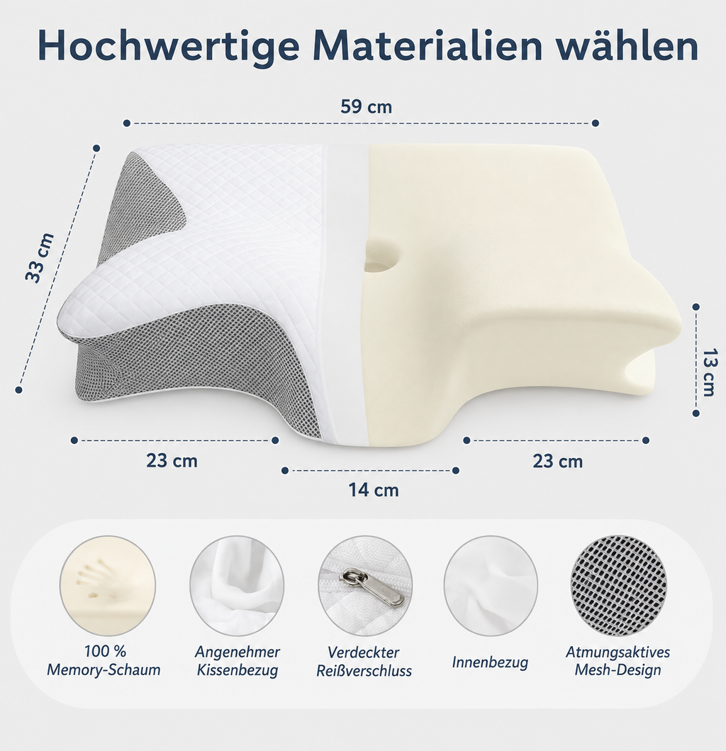 Velmor – Ergonomisches Nackenkissen