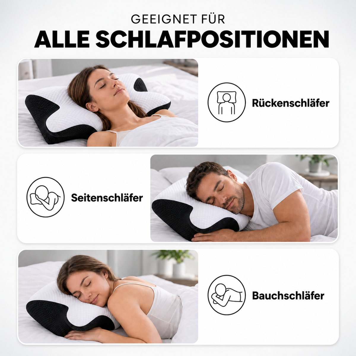 Nuvia – Ergonomisches Nackenkissen